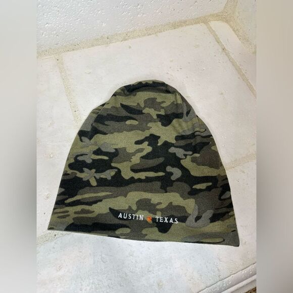 OTTO Green and Black Camouflage Hat Durable Accessories - Picture 2 of 4